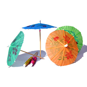 Eco-Friendly Wedding Decorative Wholesale Degradable Wooden Umbrella Pick with High Quality