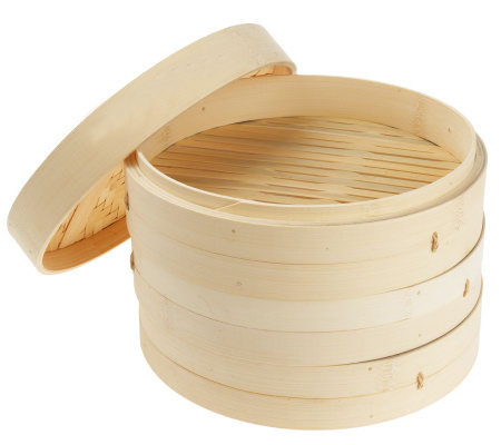 Custom logo mini food steamers bamboo steamer favors