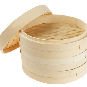 Custom logo mini food steamers bamboo steamer favors