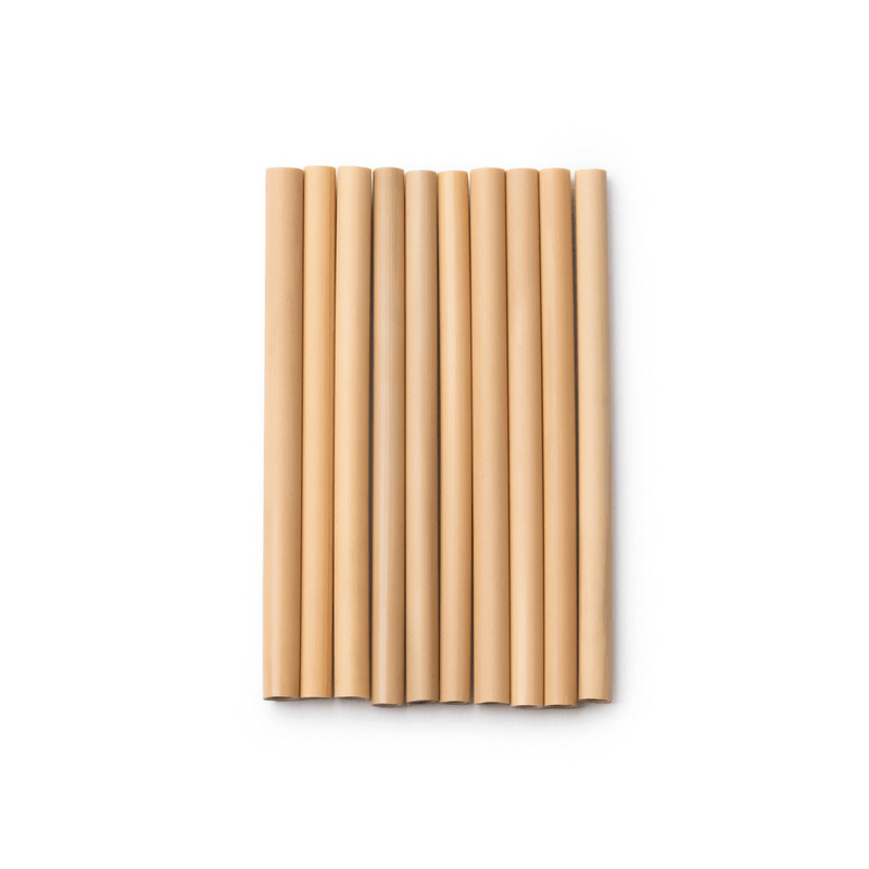 Customized Natural Bamboo Straws Disposable Drinking Straws With Custom Logo