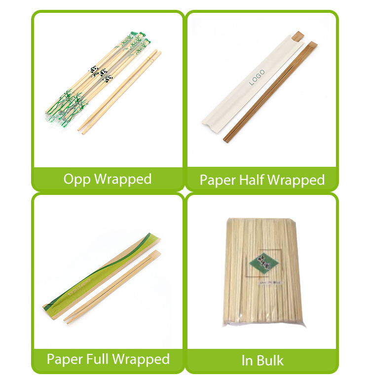 Disposable Chinese Natural Wooden Bamboo Twin Chopstick