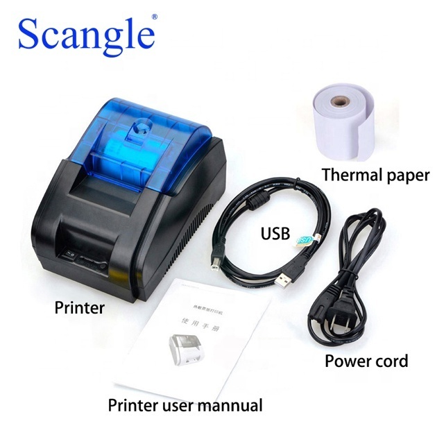 Scangle handheld wireless thermal receipt printer mobile portable ticket printer