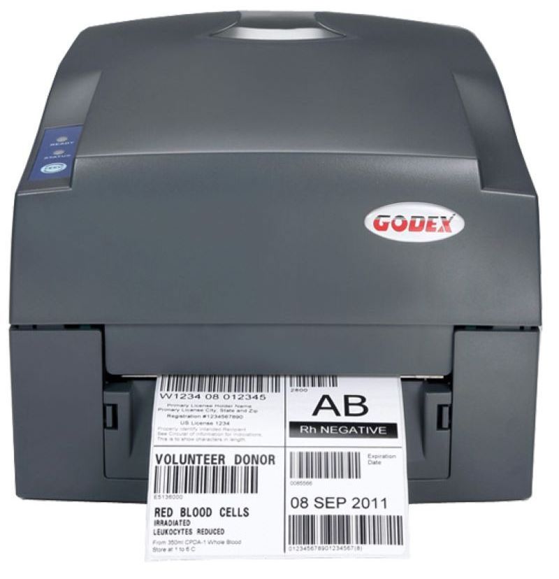 Desktop thermal transfer label barcode printer godex g500