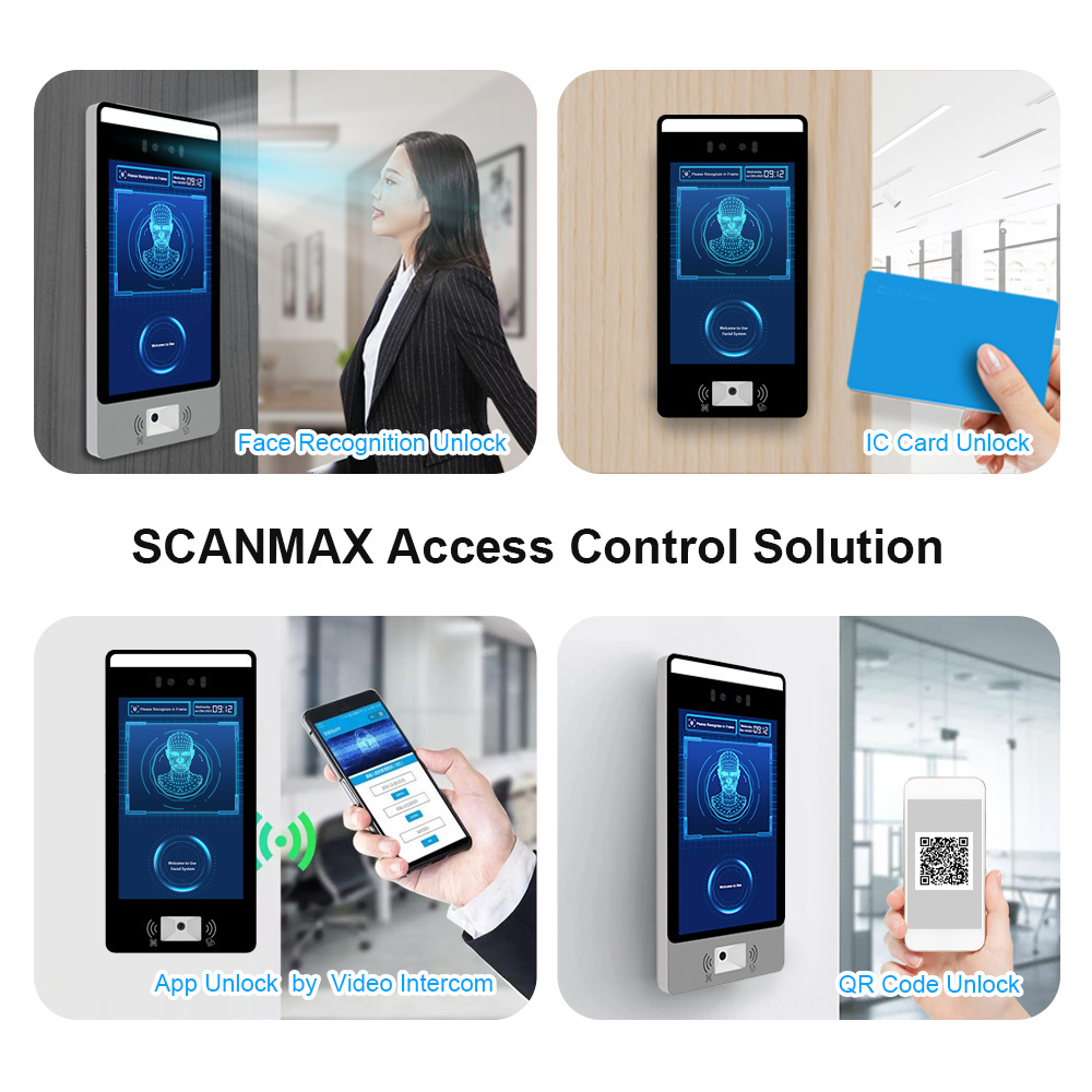 Face Recognition Access Control Bus System with Biometric Card Reader and FaceID