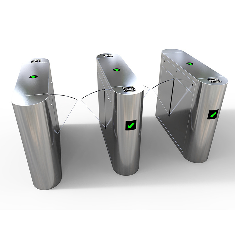 Stainless Steel Pedestriain Turnstile Swing Barrier Gate for Security Access Control