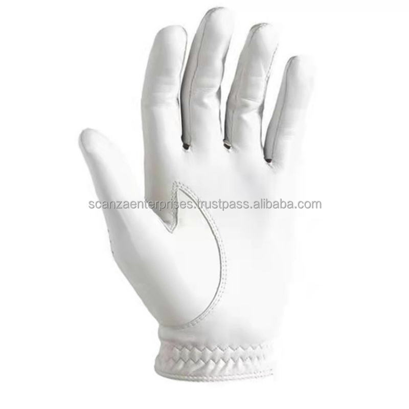 Golf Gloves Cabretta Leather Wholesale Golf Gloves Palm Soft Custom Logo OEM Color Feature Material Origin Gender Size