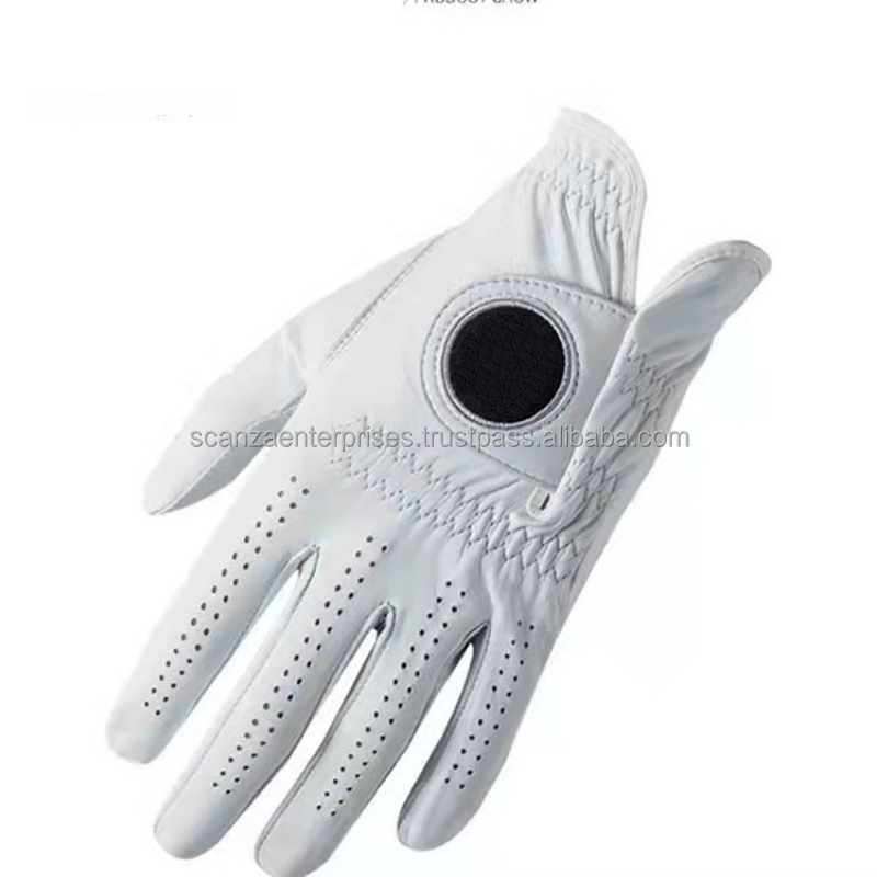 Golf Gloves Cabretta Leather Wholesale Golf Gloves Palm Soft Custom Logo OEM Color Feature Material Origin Gender Size