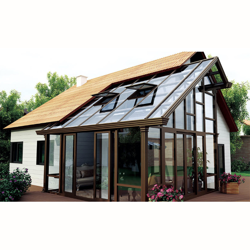 Outdoor Aluminum Sun House Aluminium Customized Sunrooms & Glass 4 Season Sunroom Garden Sunrooms