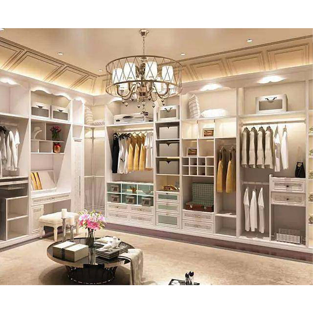 New Modern Home Customized Wardrobe Design Combination Solid Wood Wardrobe