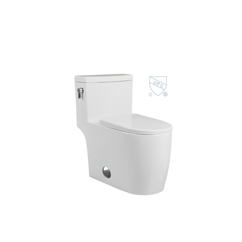 High Glazed White Ceramic Water Saving P Trap 180mm Two Piece Toilet Cheap Water Closet Home Use