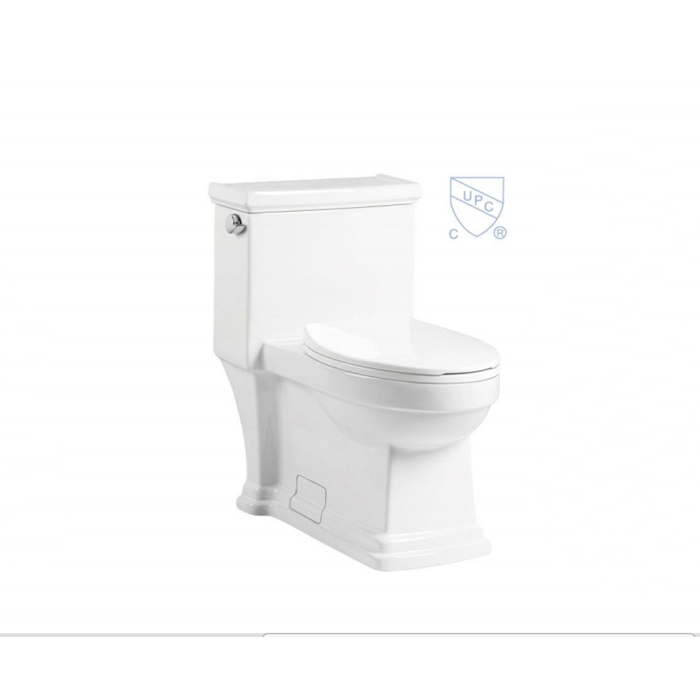 North American Water Saving Porcelain One Piece UPC Toilet Seat