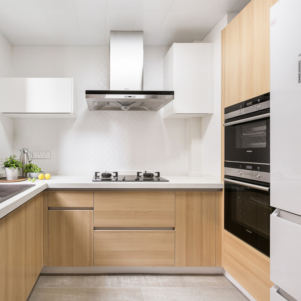 Kitchen Cabinet With Stainless Steel Sink,Oak Kitchen Furniture