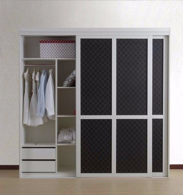 Australian Style L Sharpe Grey Finished Melamine Wardrobe Closet