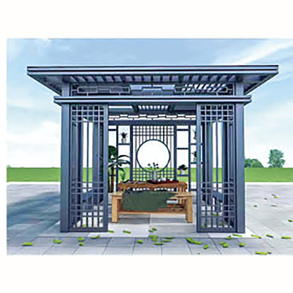 Cheap Outdoor Floor Mounted Louvered Roof Metal Gazebos Aluminium Pergola Waterproof Pergola Canopy