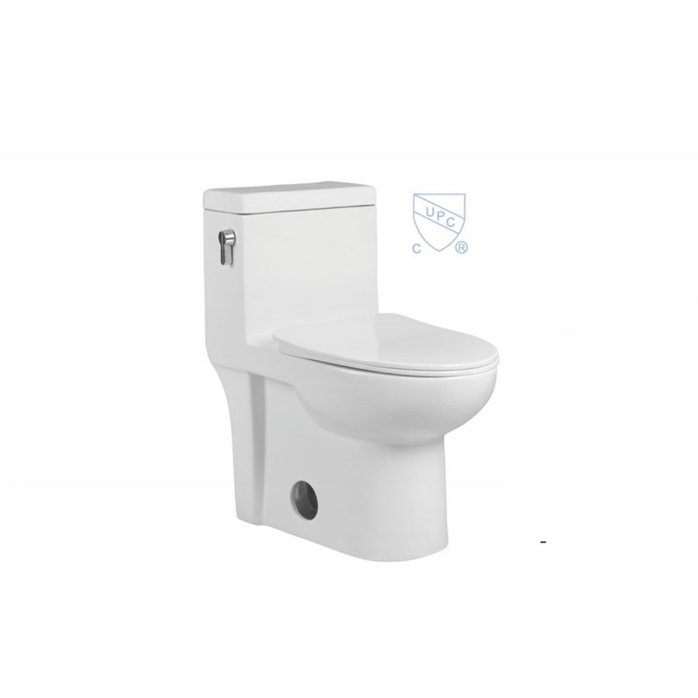 Single Outlet Hole Side Flushing Water Saving UPC Certified One Piece Toilets