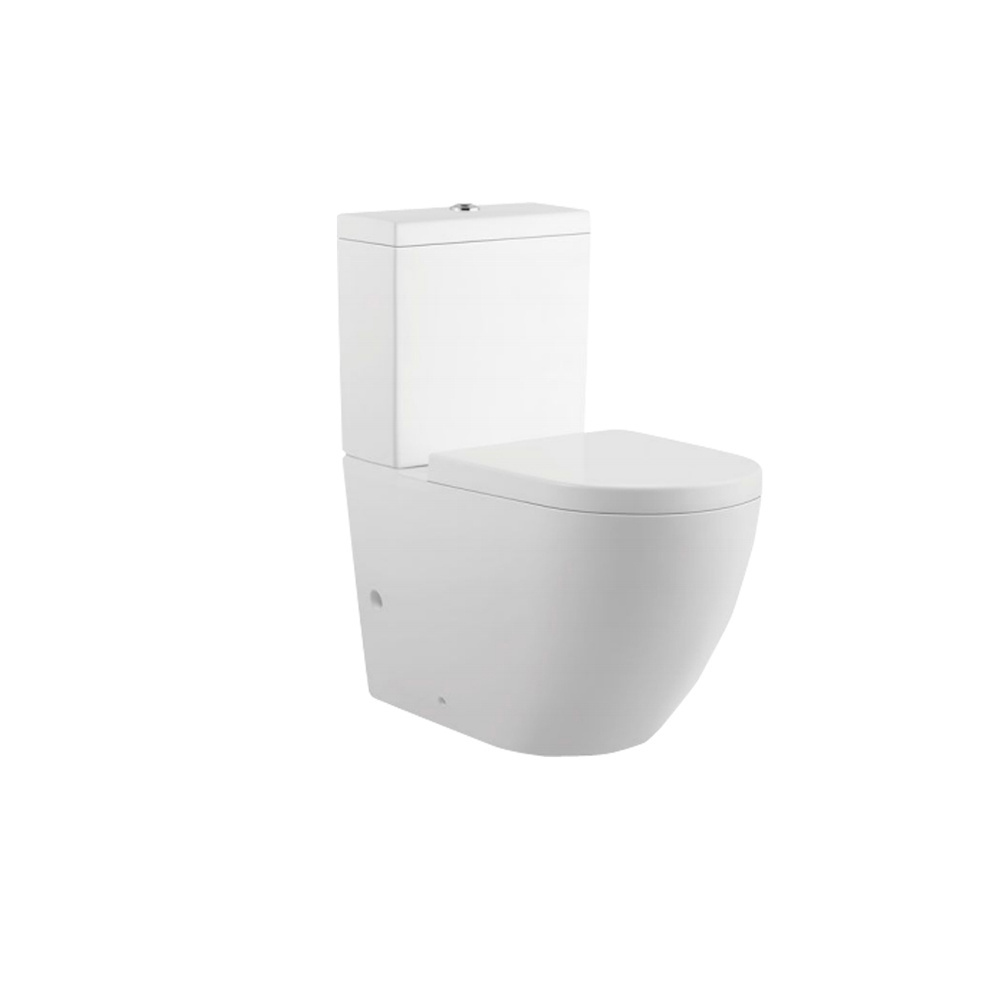 High Glazed White Ceramic Water Saving P Trap 180mm Two Piece Toilet Cheap Water Closet Home Use