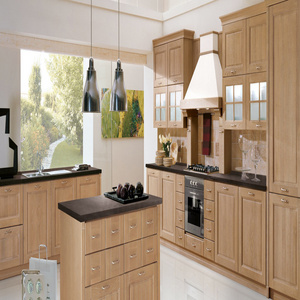 Classical Solid Wooden Customized Kitchen Pantry