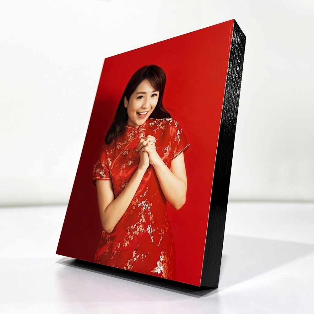 Factory Direct Adhesive Light Weight Photo Panel Wall Display Frame Self Stick Photo Block for Picture Display