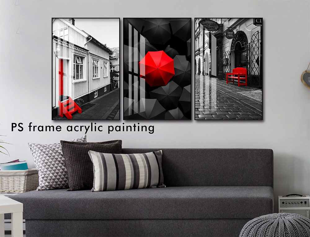 Factory Outlet  Specular Nude Paintings Glass Painting Canvas Oil Paintings Acrylic Wall Art For Hotel Room