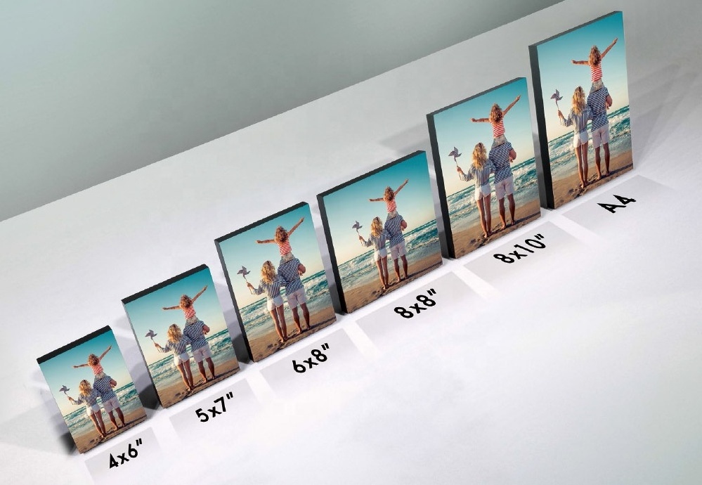 Factory Outlet Individual Light Self Stick Photo Frame Wall Photo Panel Wall Art MDF Photo Block for Home Decoration