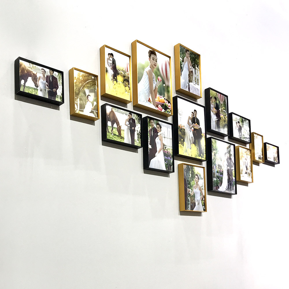 Best Sellers 4*6/5*7/6*8/8*10/A4/11*14 Panoramic Aluminium Alloy Magnetic Photo Frame Wall Art for Photo Wall