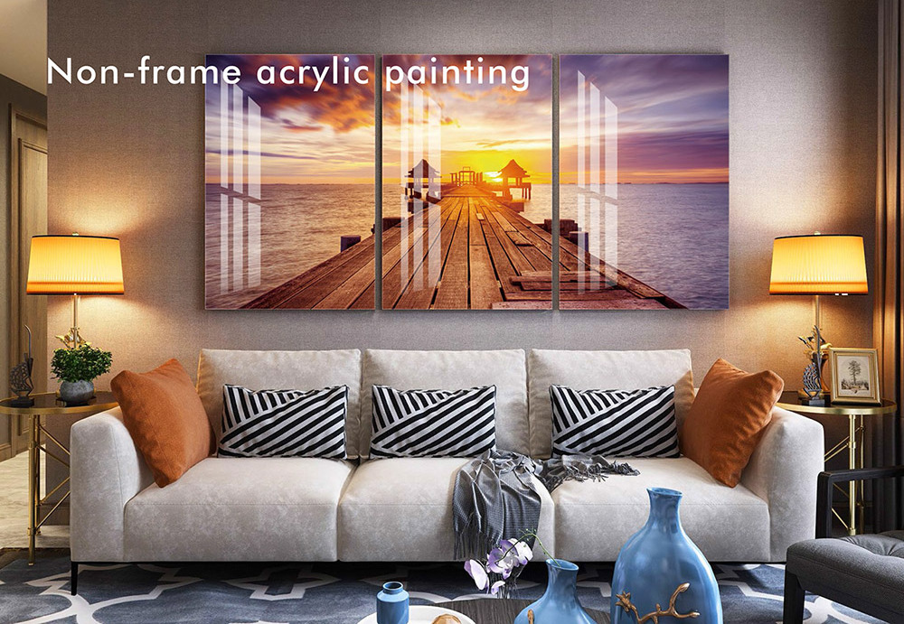 Factory Outlet  Specular Nude Paintings Glass Painting Canvas Oil Paintings Acrylic Wall Art For Hotel Room