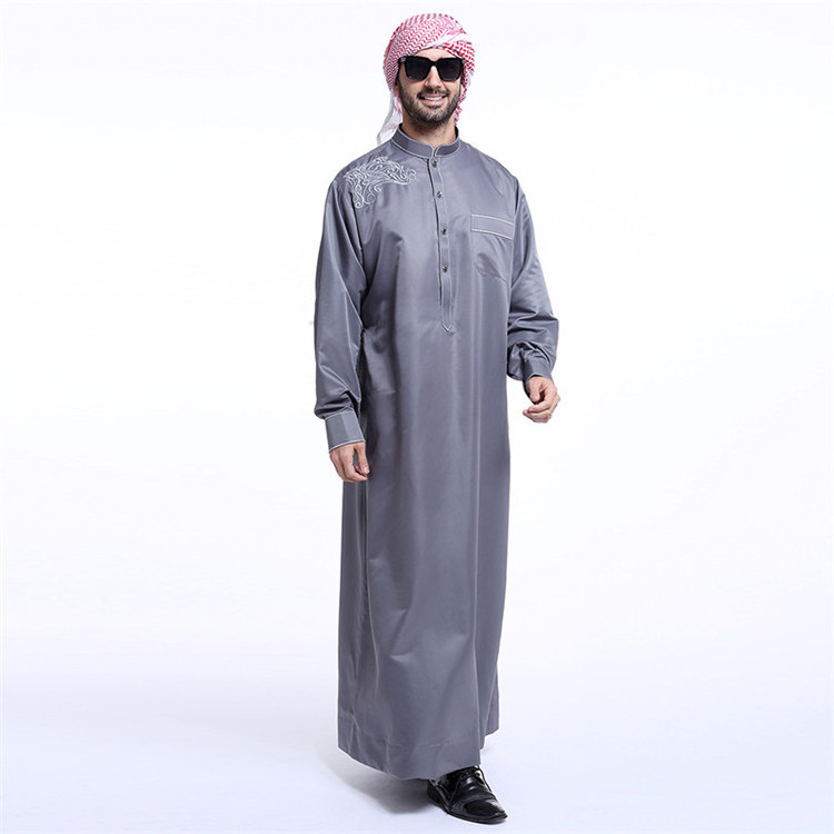 Latest Online Abaya Designs 2018 Wholesale Dubai Men Thobe Clothing