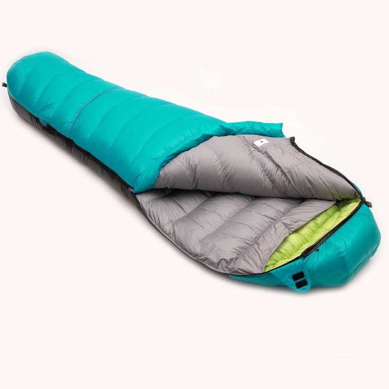 Ultralight down season warm four seasons waterproof convenient high fluffy sleeping bag for outdoor camping Nylon Easy Carrying