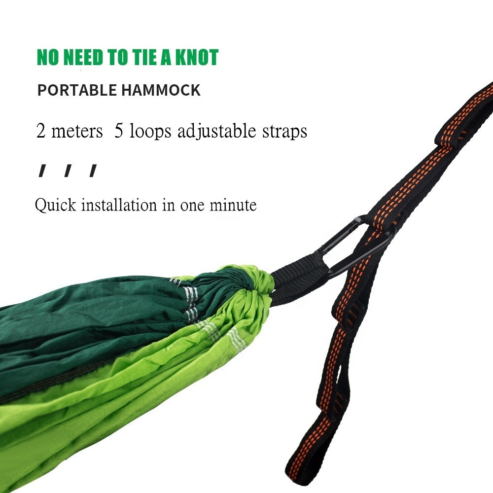 Lightweight Outdoor Hammock Cover Anti-Mosquito Camping Parachute Hammock With Mosquito Net for Hiking Travel