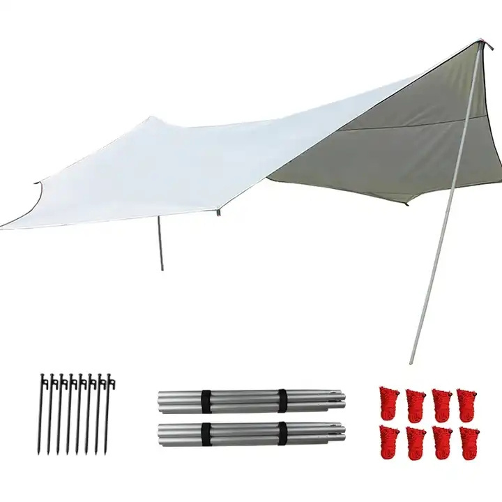 Wholesale large ultralight waterproof flysheet sun shade canopy outdoor shelter survival hammock rain fly camping tent tarp