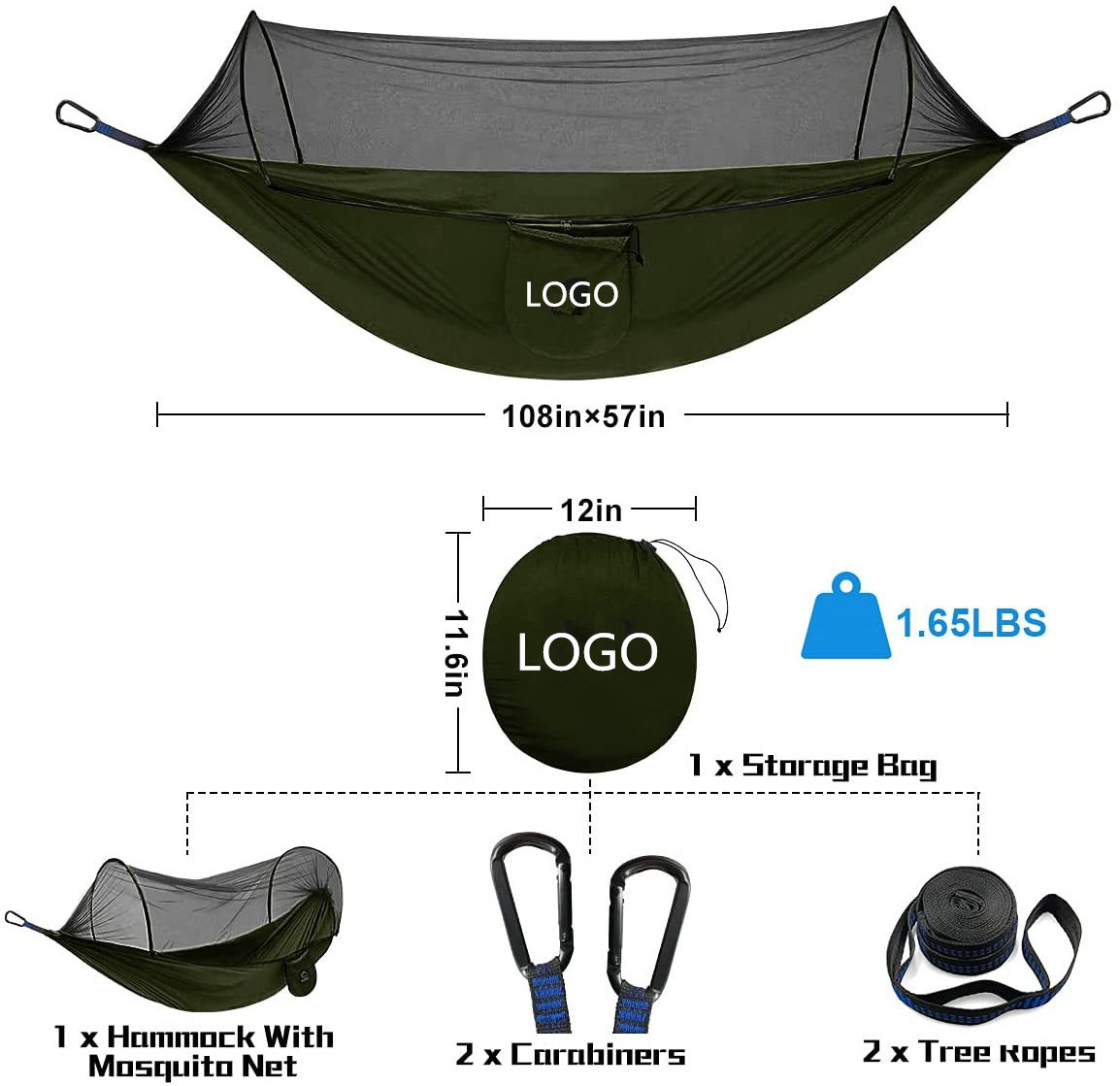 Cheap Custom Nylon Portable swing Ultralight Hammock Hamacas Tent Hammocks Outdoor Camping with tree Straps Travel backpacking