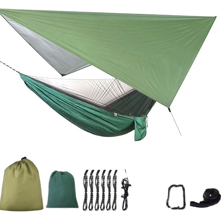 Portable Triangle Hammock Supplies Multi Person Aerial Mat Convenient Outdoor Camping Sleep Hanging Bed Garden