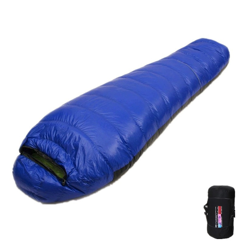 Ultralight down season warm four seasons waterproof convenient high fluffy sleeping bag for outdoor camping Nylon Easy Carrying