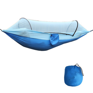 Nylon Portable swing Ultralight Hammock Custom Logo Printing Hamacas Tent Hammocks Outdoor Camping Hiking Travel backpacking