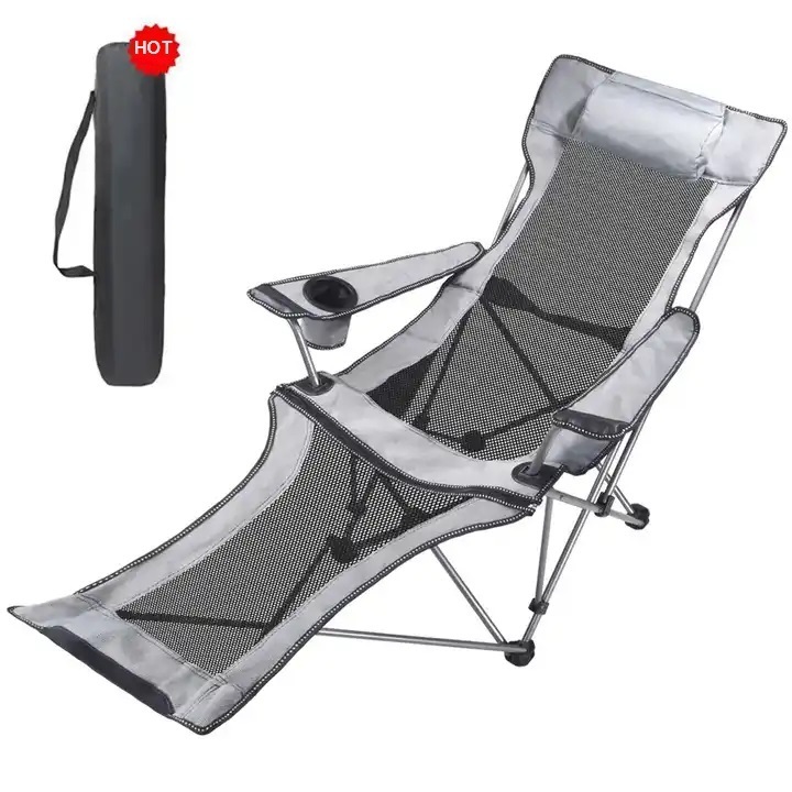 Portable Outdoor Hunting Fishing Folding Chair Durable Picnic Lawn Camping Chair Beach Chair With Cup Holder