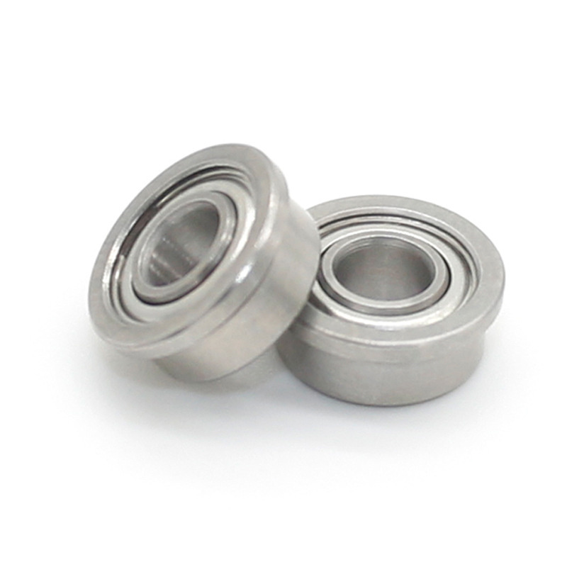 High precision chrome steel flanged bearing F695zz