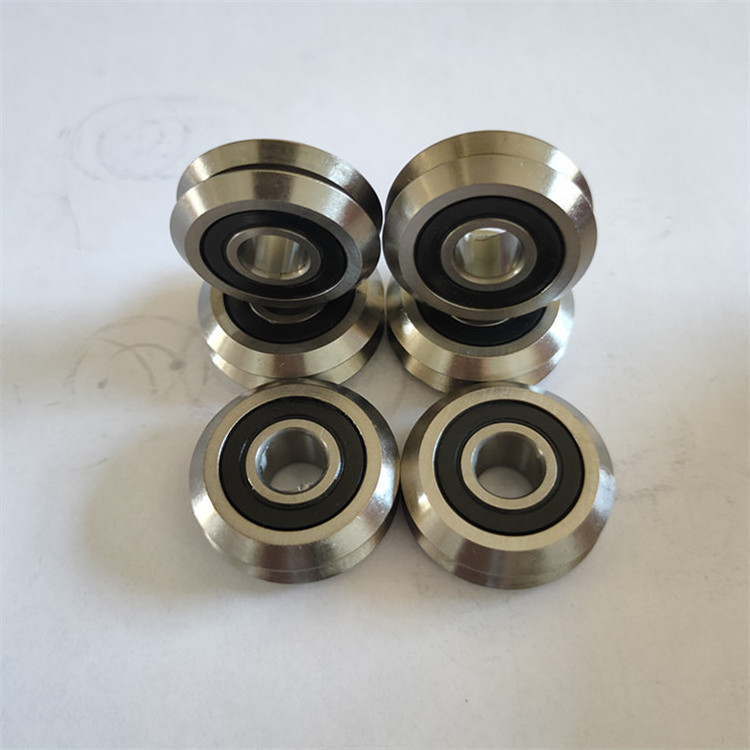 Track Roller Bearing stamping bearing V shape deep groove ball bearing RM-2ZZ