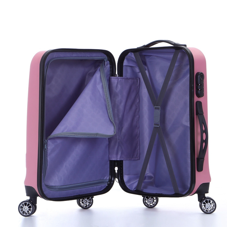 Hot Selling Cheap 3Pcs Sets ABS Carry On Trolley Luggage Portable Unisex Premium Durable Luggage With Universal Wheels