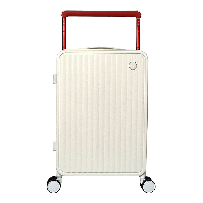 Factory custom lightweight hard shell PC trolley luggage case Durable multi-functional travel suitcase with 4*360 degree wheels