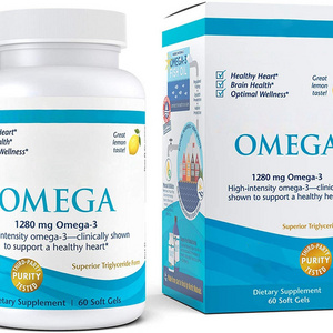 Manufacture Natural Herbal Supplements Omega 3 Fatty Acid Capsules Fish Oil Softgels Capsule