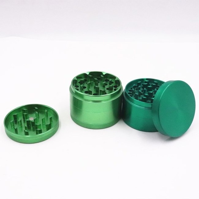 New shinny 4 Parts 63Mm Cute Animal Spice Crusher Herb green Grinder Custom Grinder