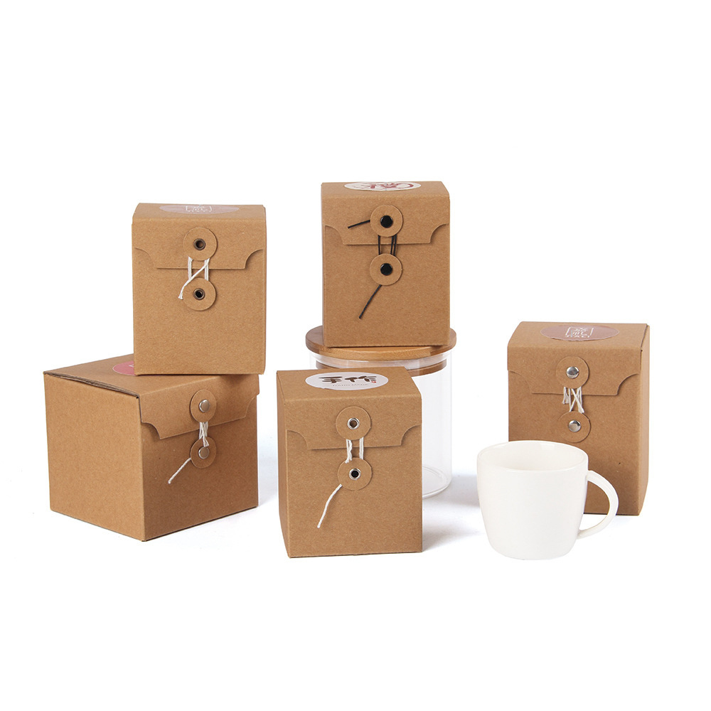 Cardboard tube paper packaging gift box for tea bottle