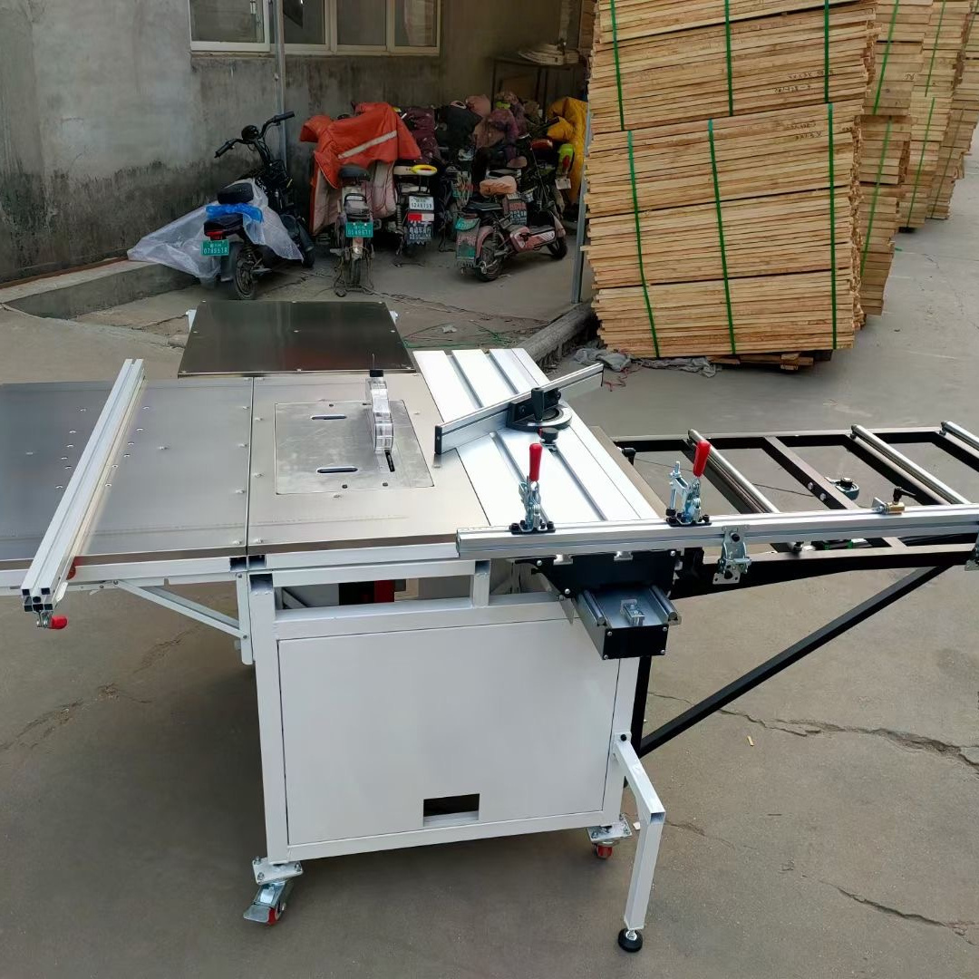 furniture cutting machine wood cut machine sliding table saw Manual electric lift saw head machine