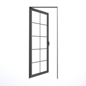 New Arrival Frosted Glass Toilet Bathroom Storage Room Sliding Swing Door For Restaurant