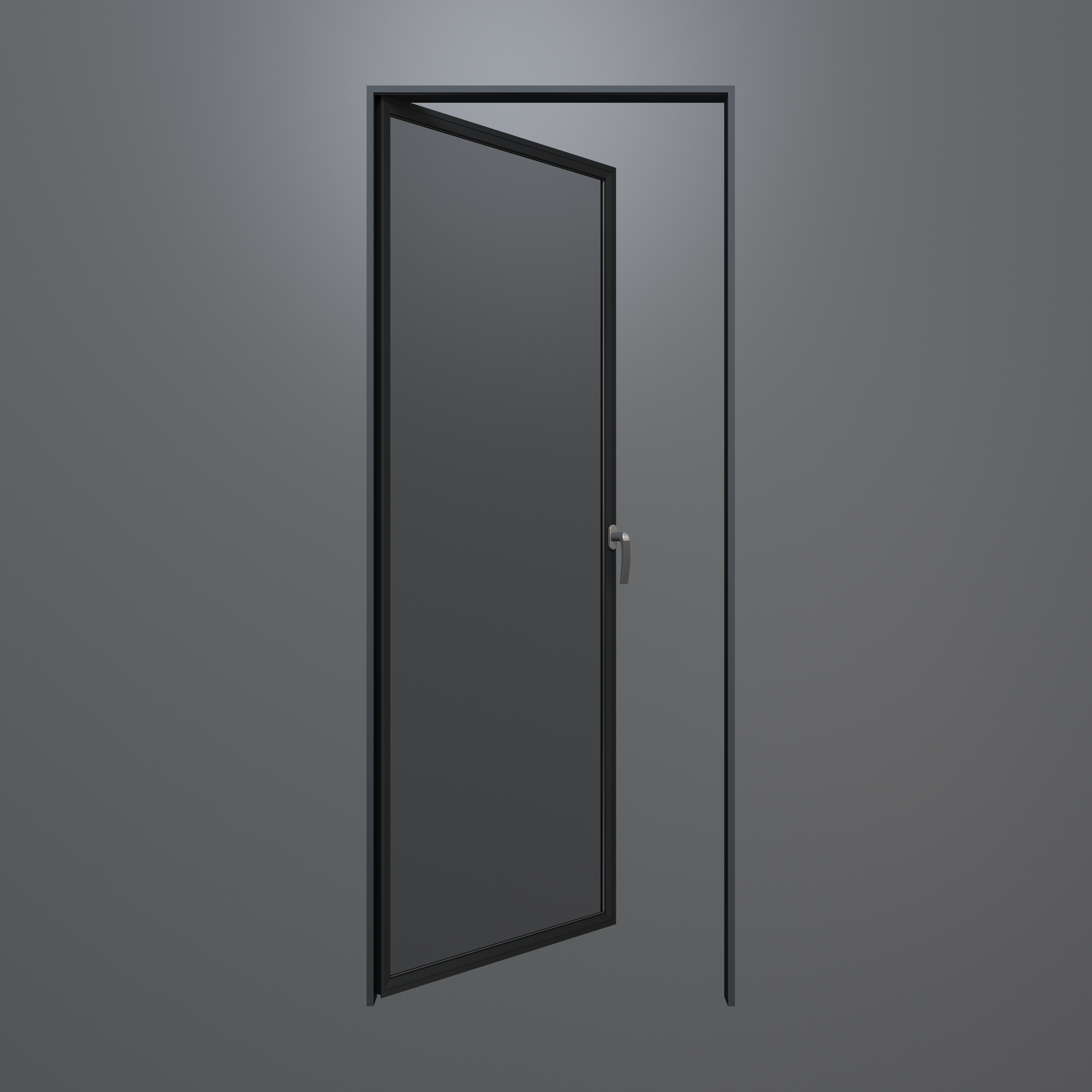 2024 New Design Double-layer Frosted Out Toilet Kitchen Slide Swing Door