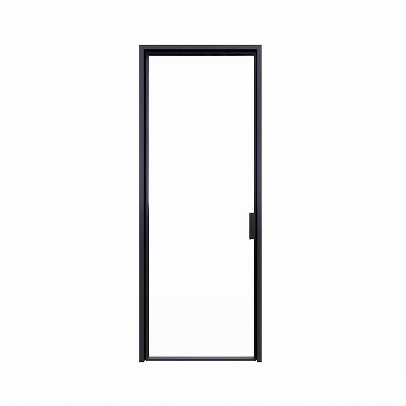 Simple French Design Doors And Windows  Aluminium Waterproof Soundproof Modern Bathroom Room  Customized Glass Casement  Doors