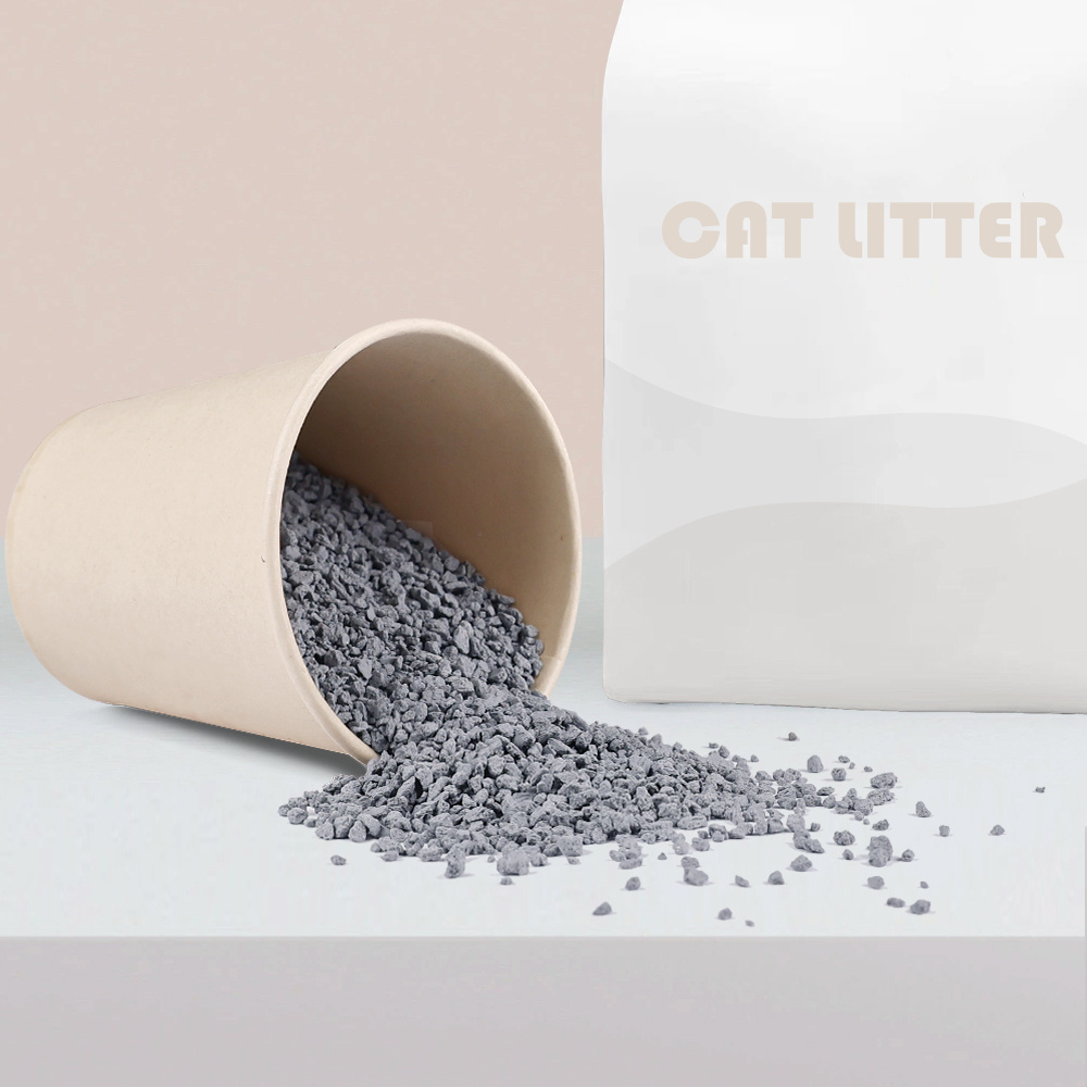 Quality Assurance Irregular Shape Odour Lock Bentonite Cat Litter with Activated Charcoal