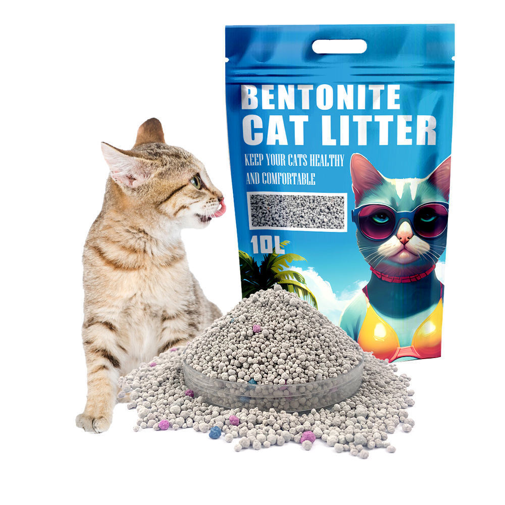 Flushable Activated Carbon Particles Cat Litter Eco Friendly Dust Free Bentonite Ball Shape Bulk Cat Litter Wholesale