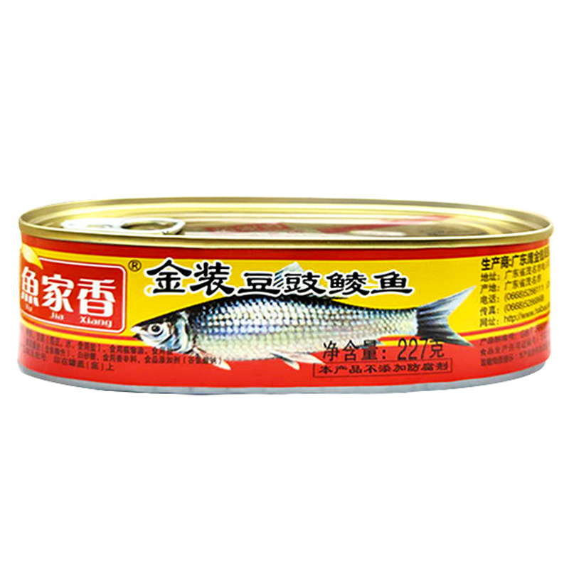 Wholesale canned seafood canned dace black beans products healthy exotic instant canned food Chinese gourmet food fish canned