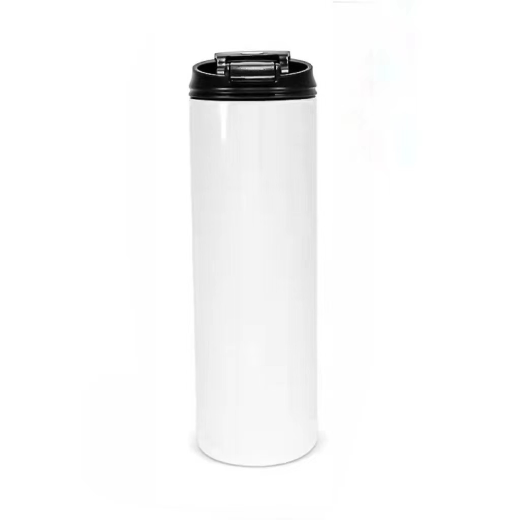 Wholesale 20 oz double wall insulated sublimation blank stainless steel black lid coffee mug straight sport tumblers with straws